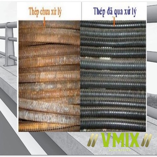 Dung dịch tẩy rỉ sét sắt thép VMIX REMOVE tẩy rửa cực mạnh ,nhanh như mới,giảm chi phí nhân công. Vmix.