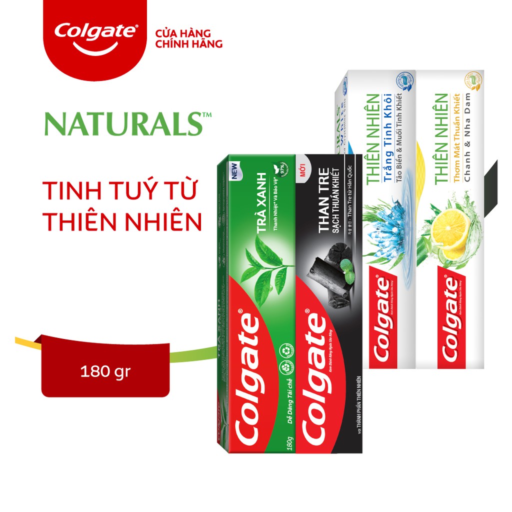 Kem đánh răng Colgate Than tre & bạc hà 180g