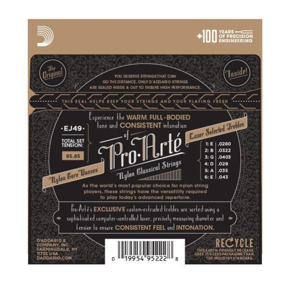 Dây Đàn Guitar Classic D'Addario EJ45 [Size Normal]