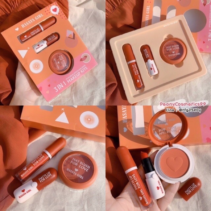 Set Trang Điểm Hasaya Girl 3In1