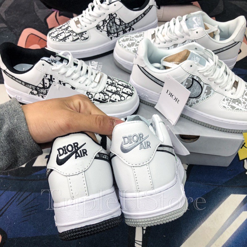 [Mã FAGREEN245 giảm tới 30K đơn 99K] [TripleHStore] Giày Air Force 1 X Dior (Phiên bản chuẩn)/ Giày thể thao Nam/Nữ | BigBuy360 - bigbuy360.vn