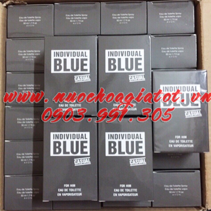 FREE SHIP CHÍNH HÃNG BỘ 2 CHAI NƯỚC HOA NAM AVON BLUE CASUAL FOR HIM 50ML MÀU ĐEN PHILLIPINE