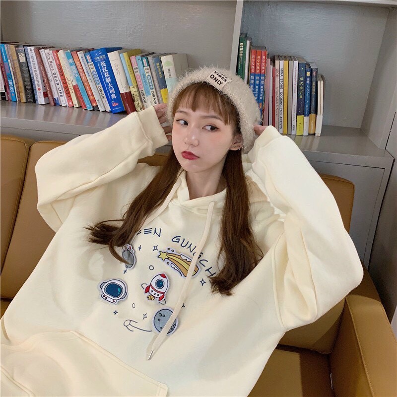 [FREESHIP]Áo Khoác HOODIE Nam Nữ HÀNH TINH GREEN Chất Vải Dày Dặn Ấm Áp