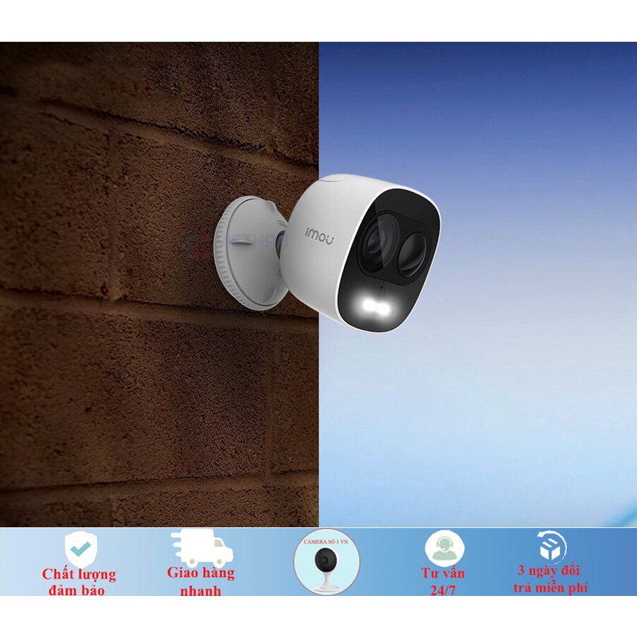 Camera IP WiFi Ngoài Trời 2MP Báo Động IMOU Looc C26EP, có đèn trợ sáng bảo hành 24 tháng