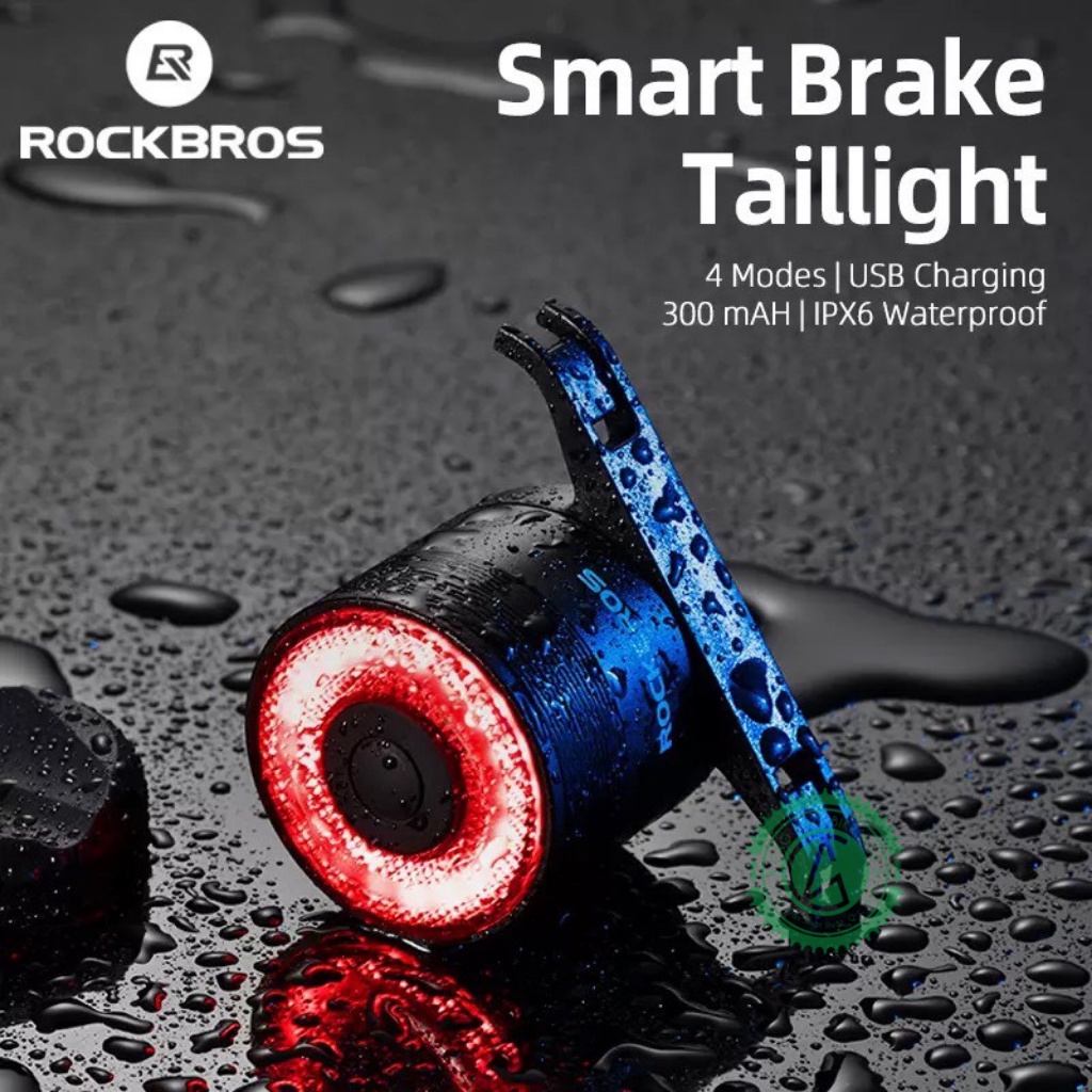 ĐÈN CẢM BIẾN PHANH Q3 SAMURAI ROCKBROS CHÍNH HÃNG_CàoCàoBikeShop