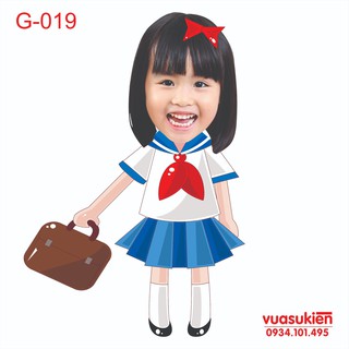 Chibi bé gái [Phụ kiện trang trí sinh nhật]