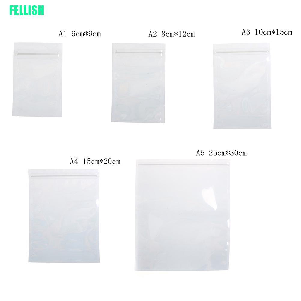 Bộ 10 Túi Zip Mờ Chống Tĩnh Điện Có Khóa Kéo