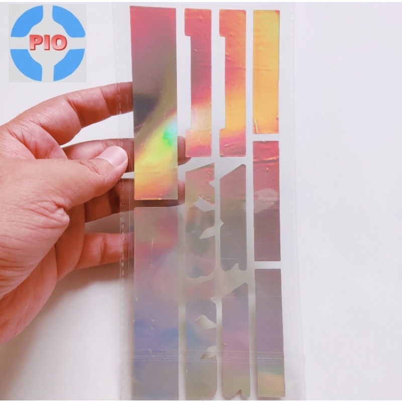 Bộ Tem Phản Quang Cao Cấp KAWASAKI Trang Trí Xe Máy, Điện thoại, Laptop Chống Thấm Nước, Chống Bay Màu