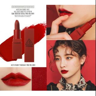 [SẴN] Son 3ce Red Repice full màu