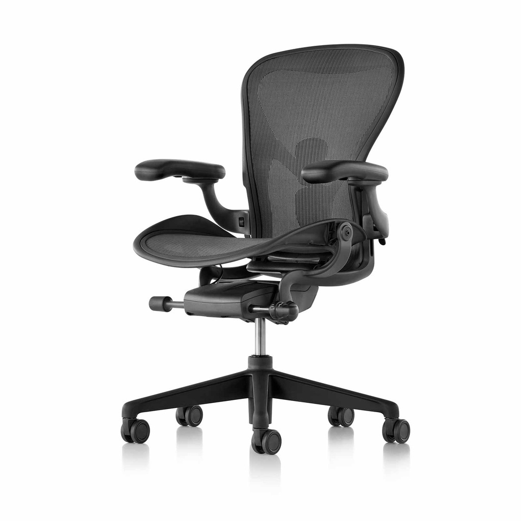 Ghế văn phòng cao cấp, Ghế công thái học, ghế lưới Ergonomic Herman Miller Aeron 2 Size B