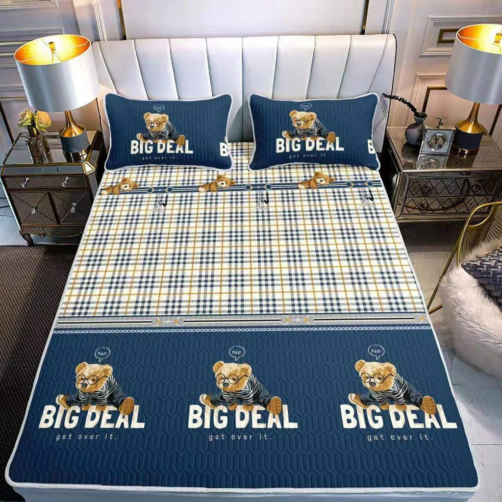 Chiếu mùa hè, chiếu điều hòa cao su non 5D 6D, làm mát, giặt máy, telcel, mát lạnh, thoáng mát, hàng loại 1