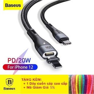 Dây Sạc Iphone 12💝CAO CẤP💝Cáp Sạc Baseus 20W PD Cáp Sạc Nhanh Cho iPhone 12/11Pro /XSMax /Macbook /iPad