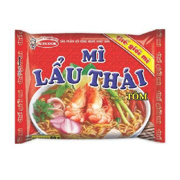 Mì Lẩu Thái Tôm Vina Acecook Gói 80G