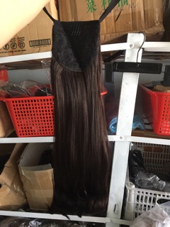 Cột tóc giả 😍 freeship😍 thẳng cúp lửng cao cấp