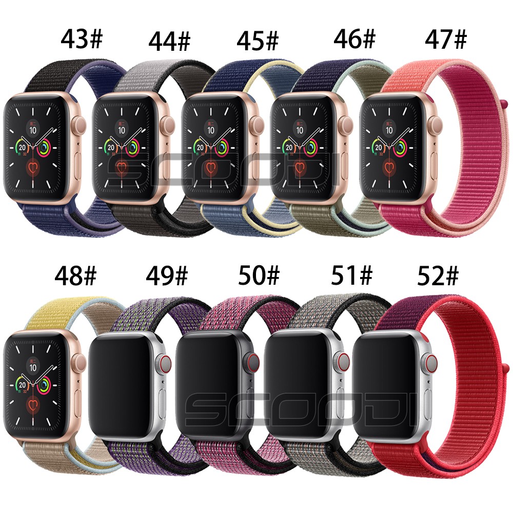 Dây Nylon Cho Đồng Hồ for Apple watch 41mm/45mm 42mm/44mm 38mm/40mm 7 6 SE 5 4 3 2 1