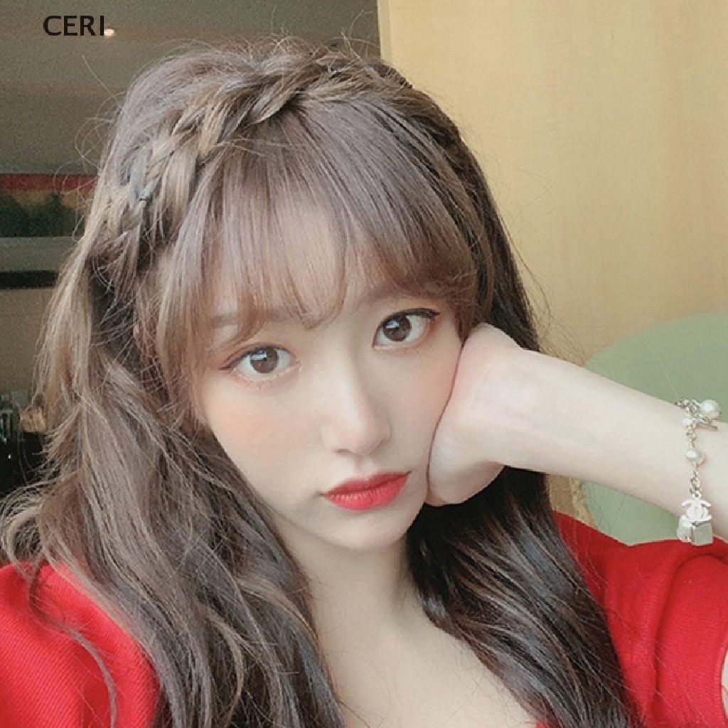 Băng Đô Cài Tóc Giả Thắt Bím Handmade Phong Cách Retro Cho Nữ