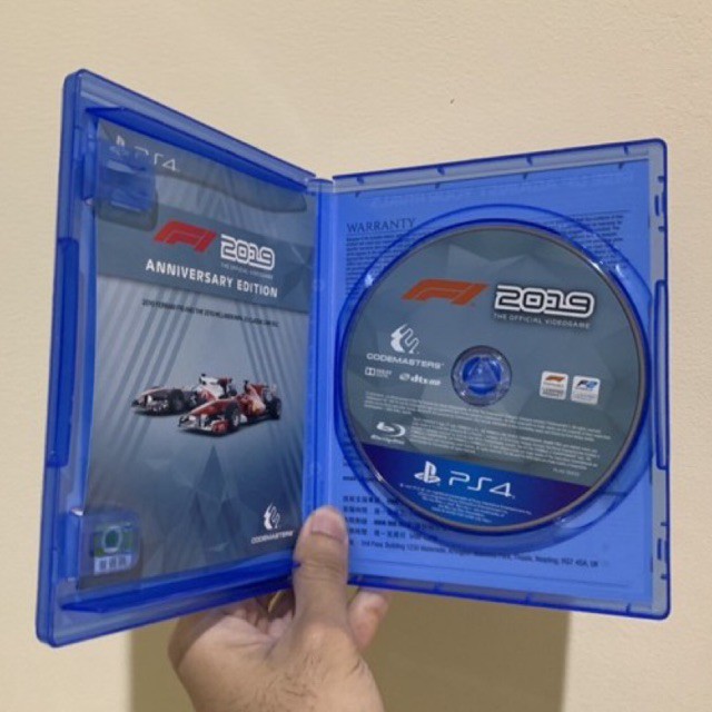 Máy Chơi Game Cd Bd F12019 1 2019 F1 19 Region 3 Ps4 Ps 4 Reg R3 Playstation Formula1 F 1 Reg3