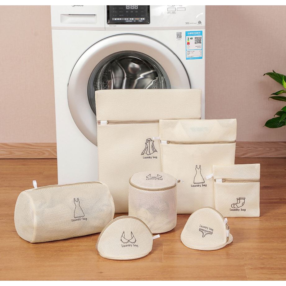 Túi Giặt Máy Giặt Quần Áo Đồ Lót Áo Lót Tiện Lợi 40 x 50 cm
