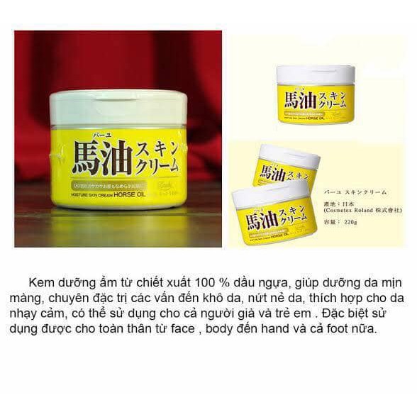 (SALE)Kem dầu ngựa loshi Nhật Bản