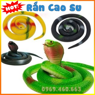 Rắn đồ chơi. Rắn cao su, nhựa dẻo cho bé dài 70cm