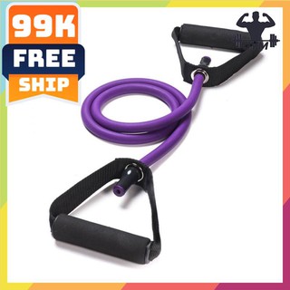 FLASH SALE🎁 Dây kéo đàn hồi 16 - 20 LB-Dây ngũ sắc tập gym màu tím-freeship 50k-giá rẻ vô địch-hà nội & tphcm