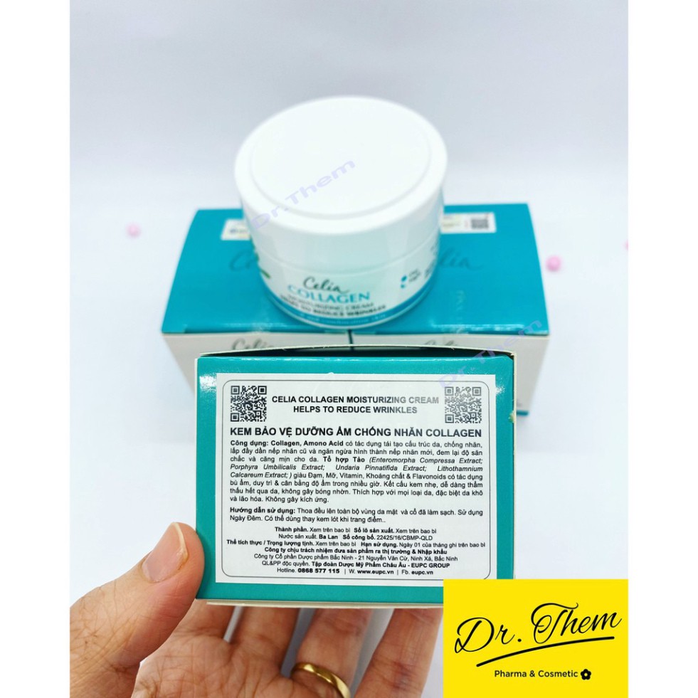 ✅[CHÍNH HÃNG] Celia Collagen Kem Bảo Vệ Dưỡng Ẩm Chống Nhăn - Celia Collagen Moisturizing Cream Helps To Reduce Wrinkles