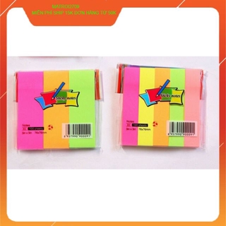 [Siêu Sale] Giấy Note Phân Trang Dạ Quang