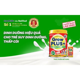 Sữa bột Nutifood Grow Plus+ loại 900g