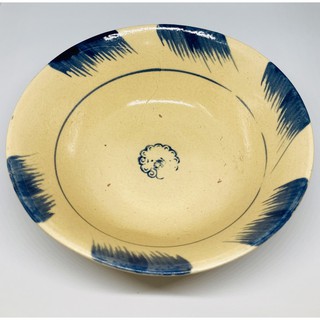 Tô phết xanh gốm sứ Nam Bộ  size 20cm - Cửa hàng Gốm Hoa Mai chuyên hàng chén bát xưa