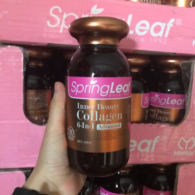 Viên uống Collagen Spring led 180 viên