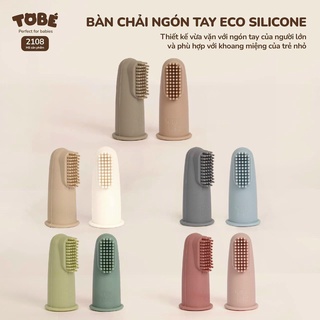 Bàn chải ngón tay Eco Silicone Tobe