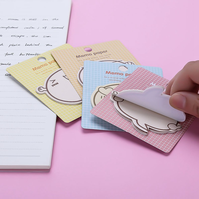 Set 30 miếng dán ghi chú hình dáng dễ thương tiện dụng