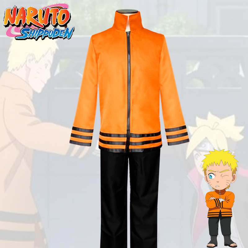 NARUTO Áo Khoác Cosplay Nhân Vật Uzumaki Cho Nam