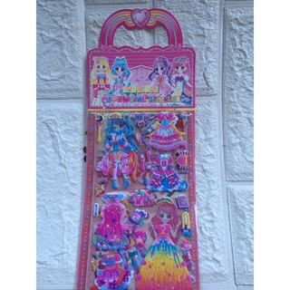 sticker dán trang trí công chúa 3d cho bé