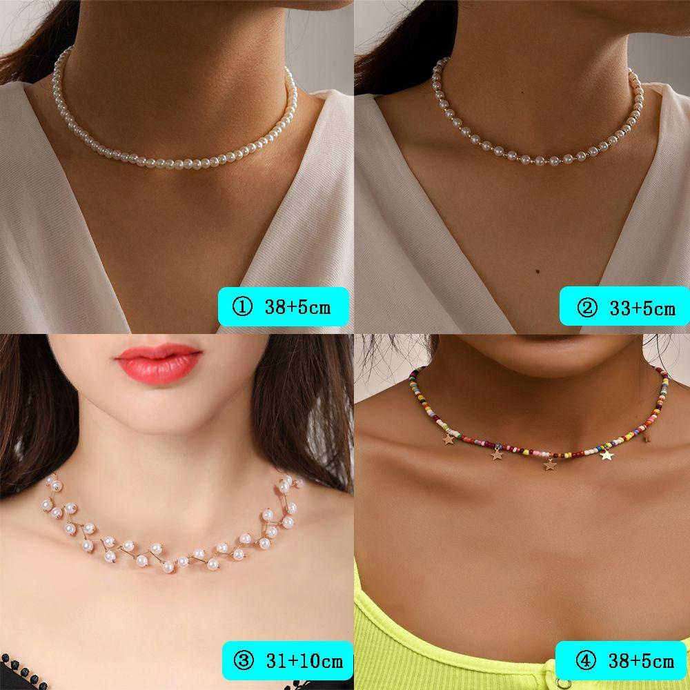 OSIER1 Vòng Cổ Choker Đính Hạt Kiểu Goth