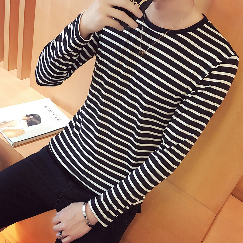 Áo Thun Kẻ Sọc Trắng Đen Size M-3xl Thời Trang Cho Nam | BigBuy360 - bigbuy360.vn