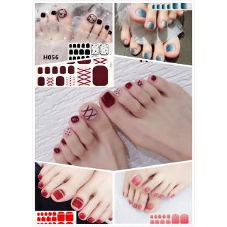 Set 22 Miếng Dán Trang Trí Móng Chân Xinh Xắn