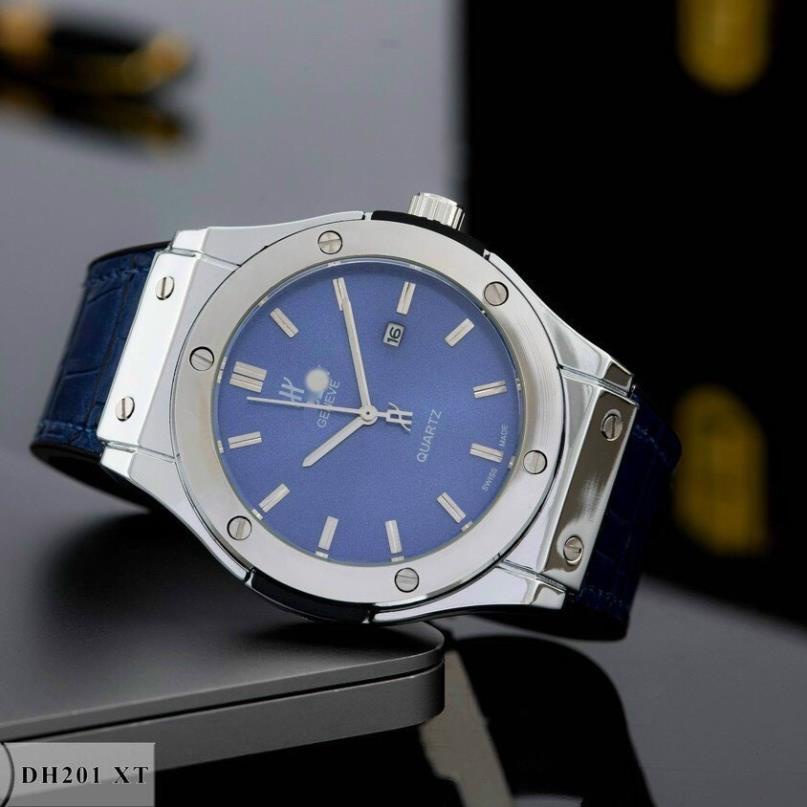 Đồng hồ nam  nam full box bảo hành 12th-viền mạ crom chống gỉ