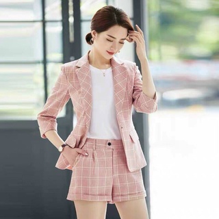 SÉT BỘ VEST SHORT CARO 3 MÓN