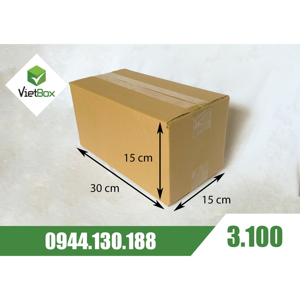 Combo 20 hộp carton 30x15x15