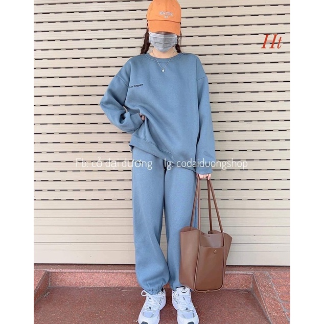 Bộ nỉ cotton LOS HT12