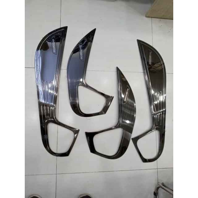 Grand I10, Ốp tapli cánh cửa titan dành cho xe Grand i10 đời 2014 2015 2016 2017 2018 2019 2020, tặng kèm keo 3.M