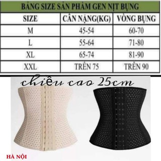 ĐAI NỊT BỤNG ĐỊNH HÌNH GIẢM EO NOVA MỚI CAO 25cm