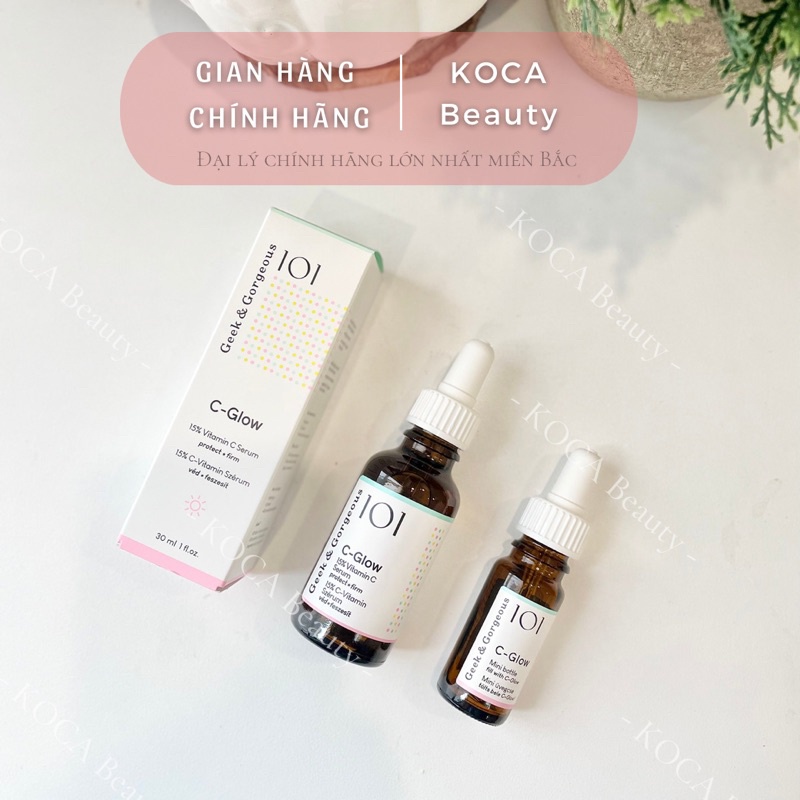C-glow Serum C tươi chống lão hoá Geek & Gorgeous