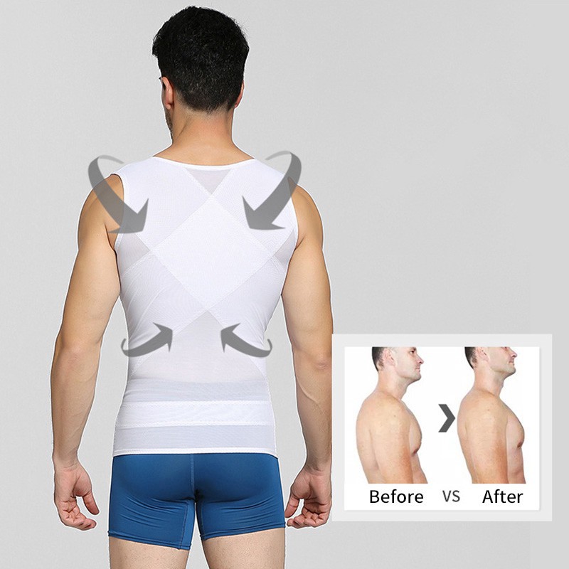 Áo lót không tay hỗ trợ định hình cơ thể thời trang cho nam