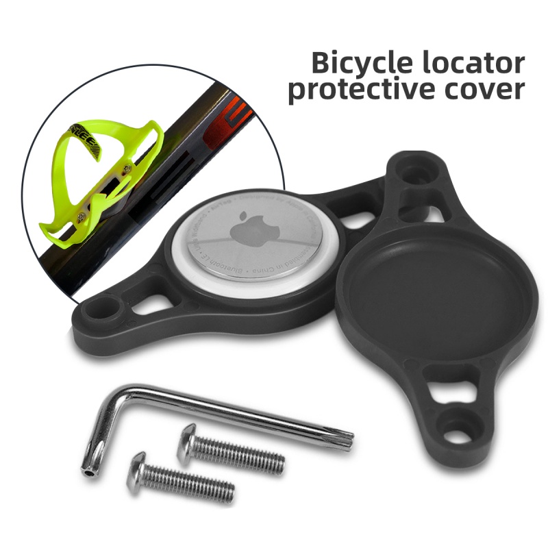 Vỏ bọc AirTag Ankndo định vị GPS gắn giá giữ bình nước xe đạp chống trộm