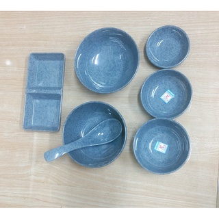 Chén cơm, chén chè vân đá xanh CO 02 nhựa Melamine