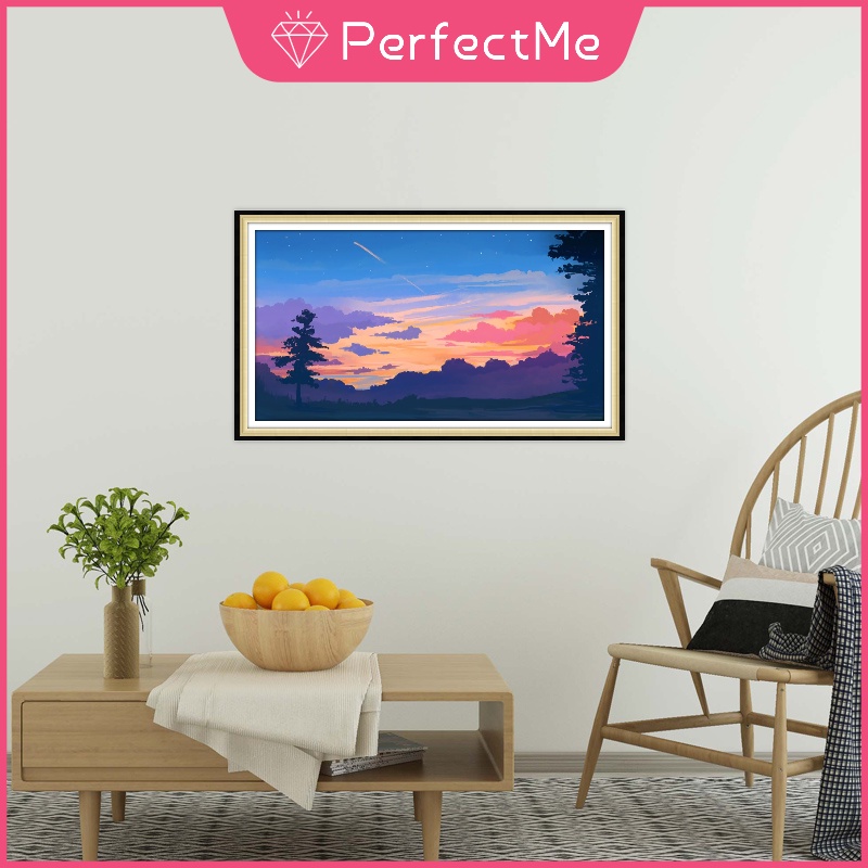 Bộ tranh đính đá 5D họa tiết phong cảnh độc đáo kích thước 50x30cm diy dùng trang trí