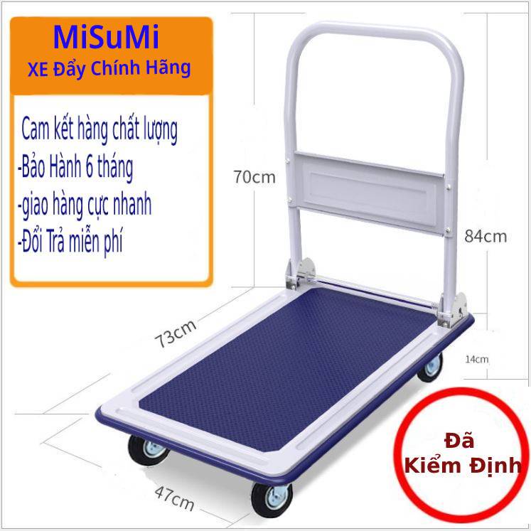 Xe kéo hàng sàn sắt trọng tải 150kg 300kg mới