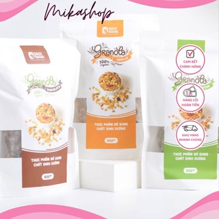 Ngũ cốc GRANOLA dinh dưỡng ăn liền tốt cho mẹ bầu tốt cho sức khỏe đủ 3 vị KL 500gr